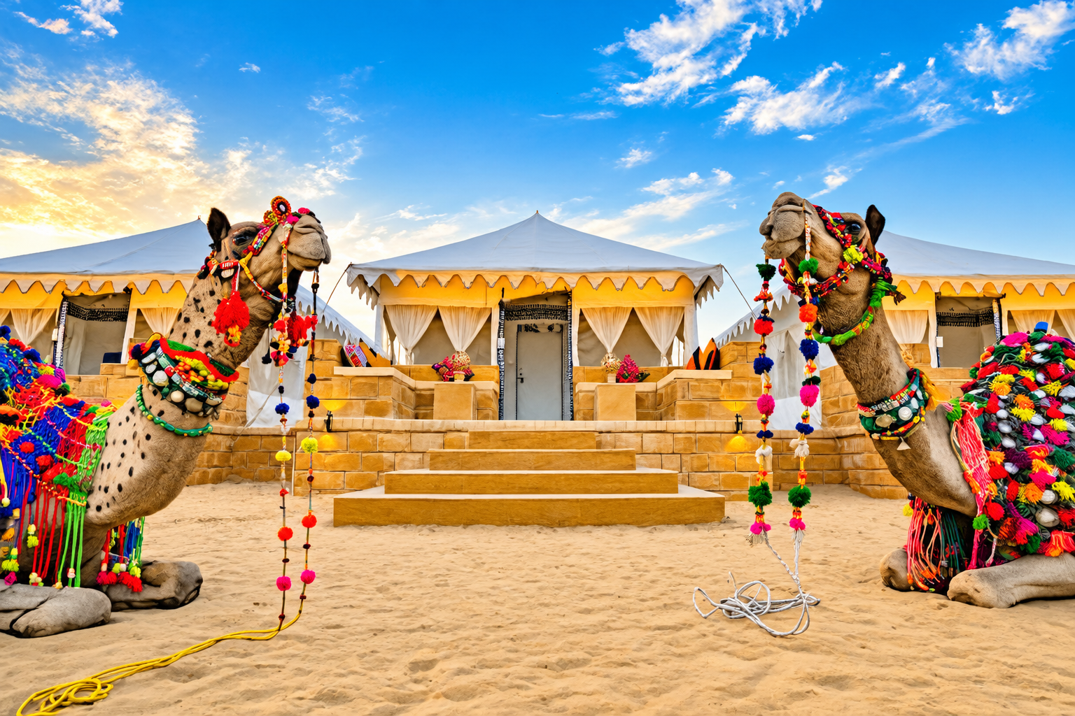 Accommodation at Suraksha Desert Camp and Resort